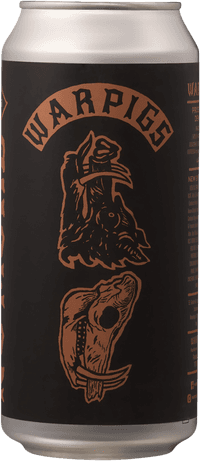 Thirsty No More by WarPigs Brewpub, beer label