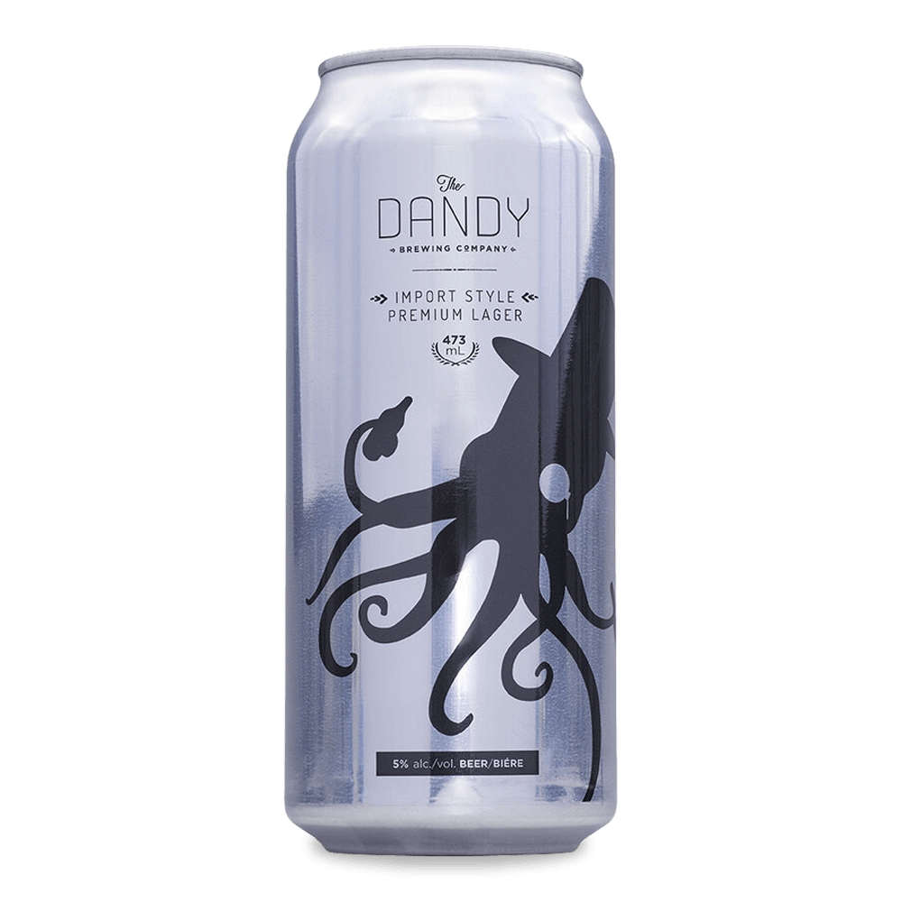 Import Style Premium Lager by The Dandy Brewing Company, beer label