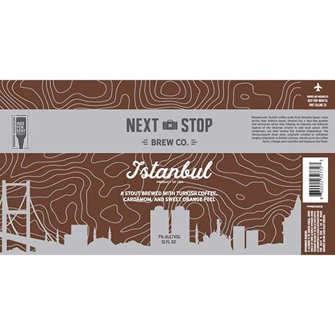 Next Stop Istanbul Stout by Next Stop Brew Co., beer label
