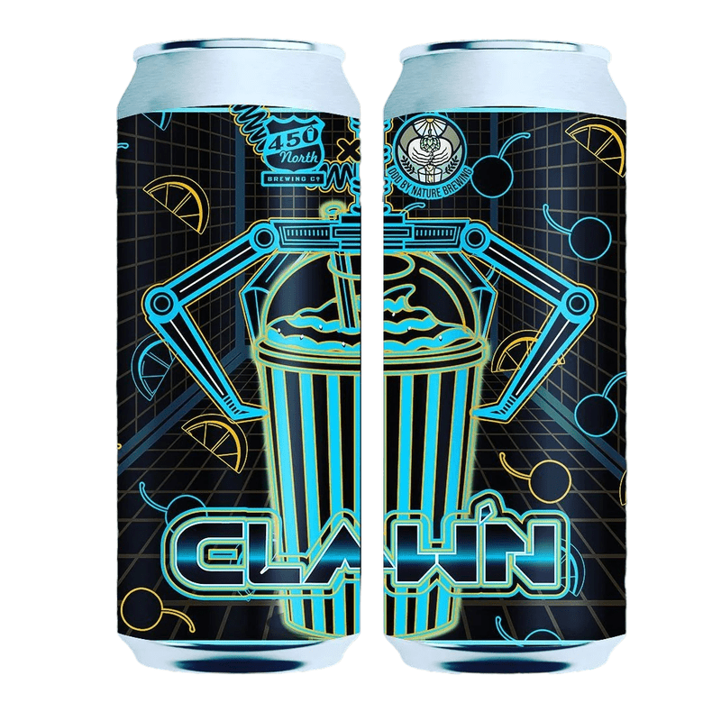 450 North Clawn Slushy XXL Sour by 450 North Brewing Company, beer label