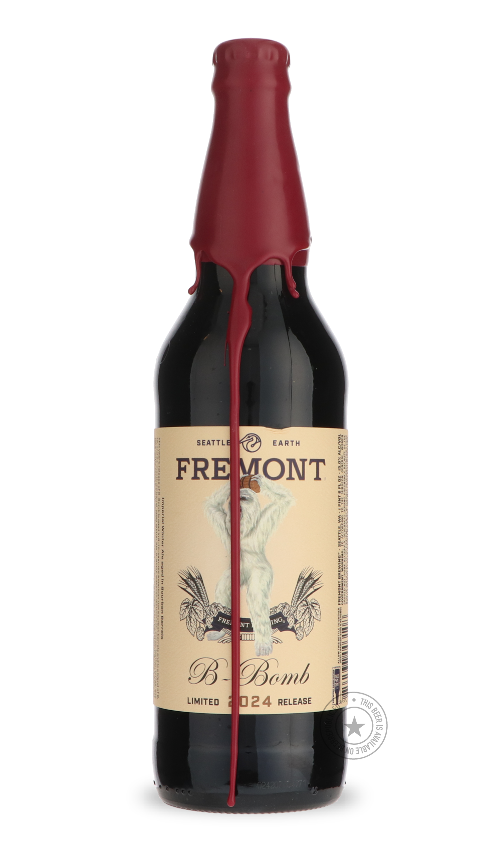 B-Bomb 2024 by Fremont Brewing Co, beer label
