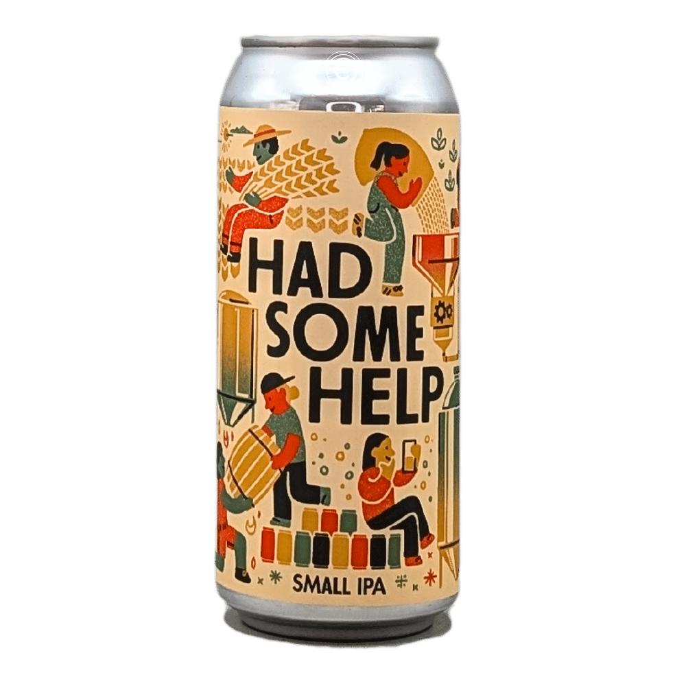 Had Some Help Pale Ale by Born Brewing Co. x Tool Shed Brewing, beer label