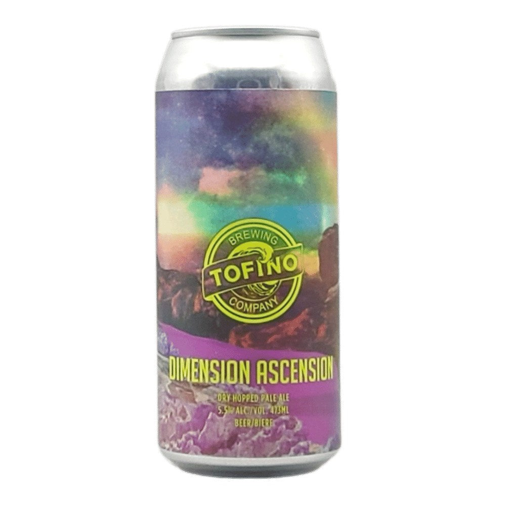 Dimension Ascension Pale Ale by Tofino Brewing Co., beer label