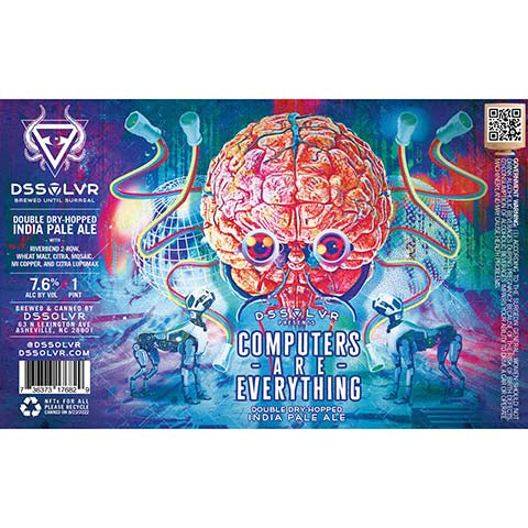DSSOLVR Computers Are Everything DDH IPA by DSSOLVR, beer label
