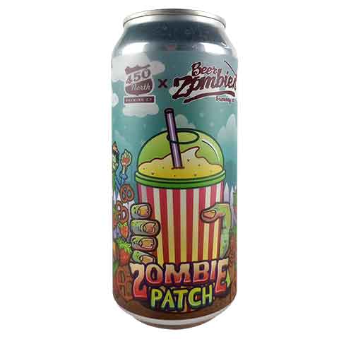 450 North SLUSHY XL Zombie Patch Sour by 450 North Brewing Company, beer label