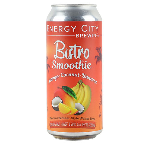Energy City Bistro Mango, Coconut & Banana Smoothie Sour by Energy City Brewing, beer label