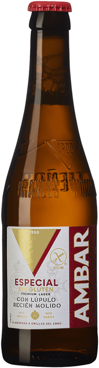 Ambar Especial Glutenfri by Grupo Agora, beer label