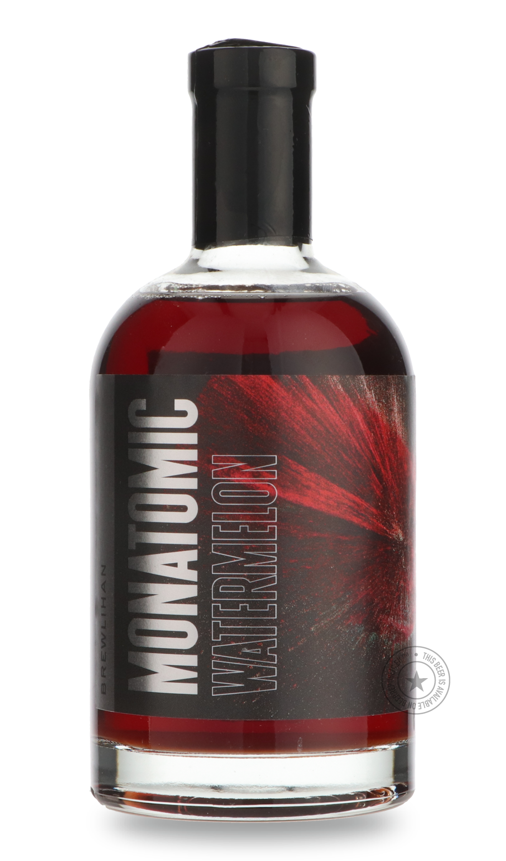 Monatomic: Watermelon by Brewlihan, beer label