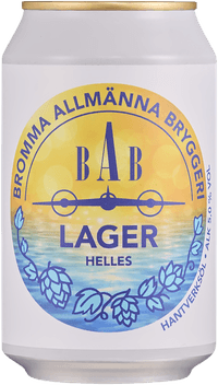 Bromma Allmänna Bryggeri Lager by Bryggerihangaren AB, beer label