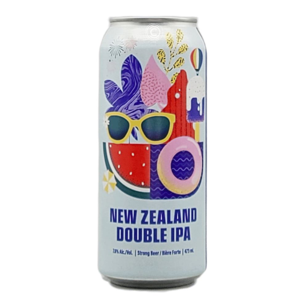Brewing New Zealand DIPA Imperial New England IPA by Blindman Brewery, beer label