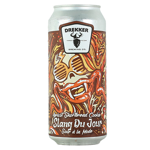 Drekker Apricot Shortbread Cookie Slang Du Jour Sour A La Mode by Drekker Brewing Company, beer label