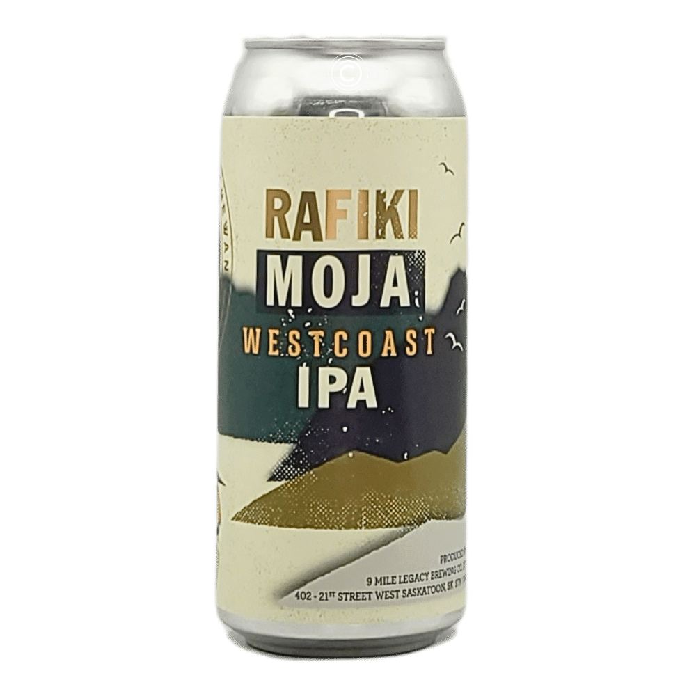 Rafiki Moja West Coast IPA by 9 Mile Legacy Brewing, beer label