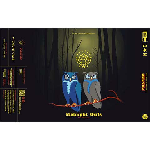 Hopfly Midnight Owls IPA by HopFly Brewing Company, beer label