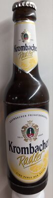 Krombacher Radler by Krombacher, beer label