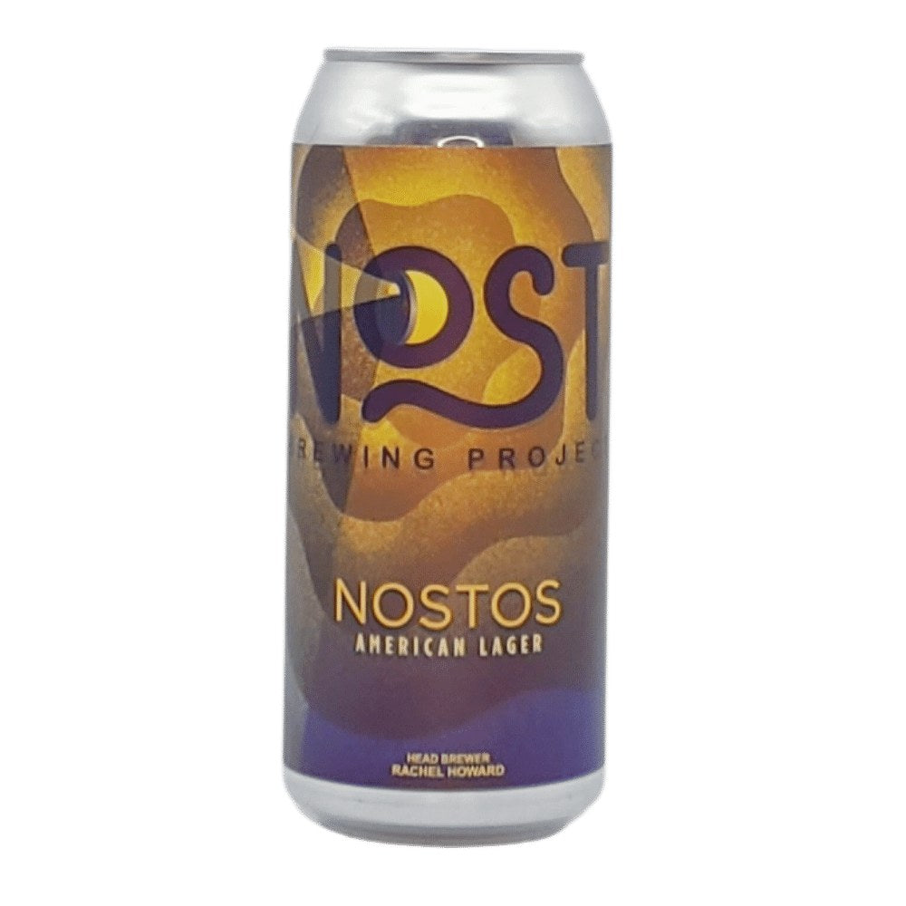 Nostos American Lager by Nost Brewing Project, beer label