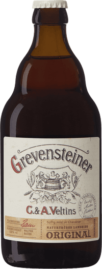 Grevensteiner Original Landbier by Brauerei C. & A. Veltins GmbH & Co. KG, beer label