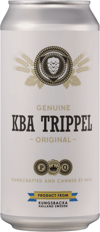 KBA Tripel by AKiA Brygghus, beer label