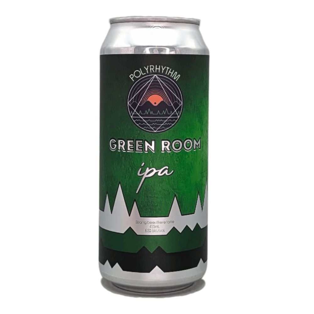 Green Room West Coast IPA by Polyrhythm Brewing, beer label