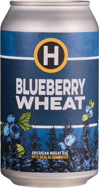 Blueberry Wheat by Hinterland Brewery, beer label