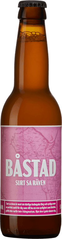 Båstad Surt sa Räven by Vilda Bryggeri, beer label