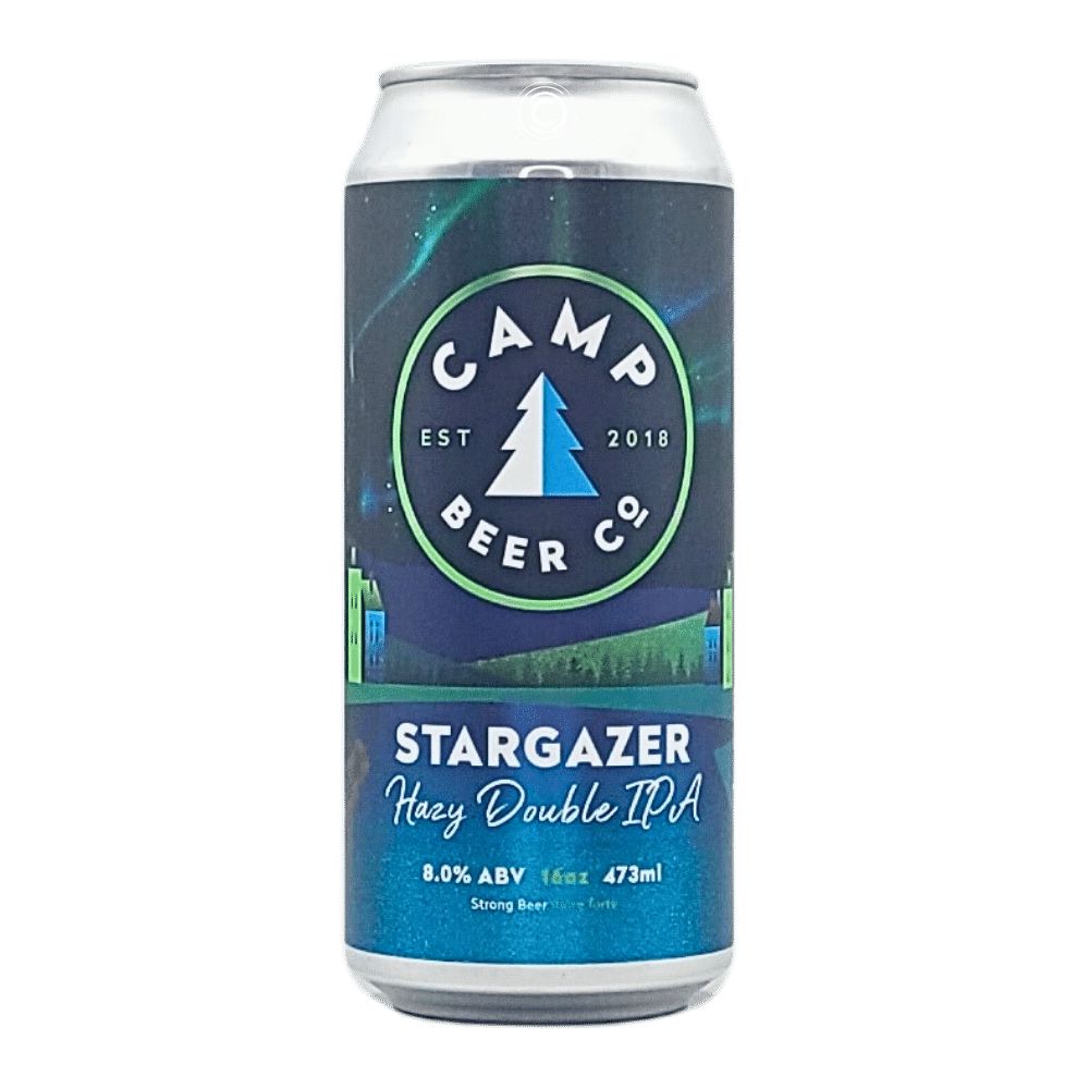Stargazer Double IPA by Camp Beer Co., beer label