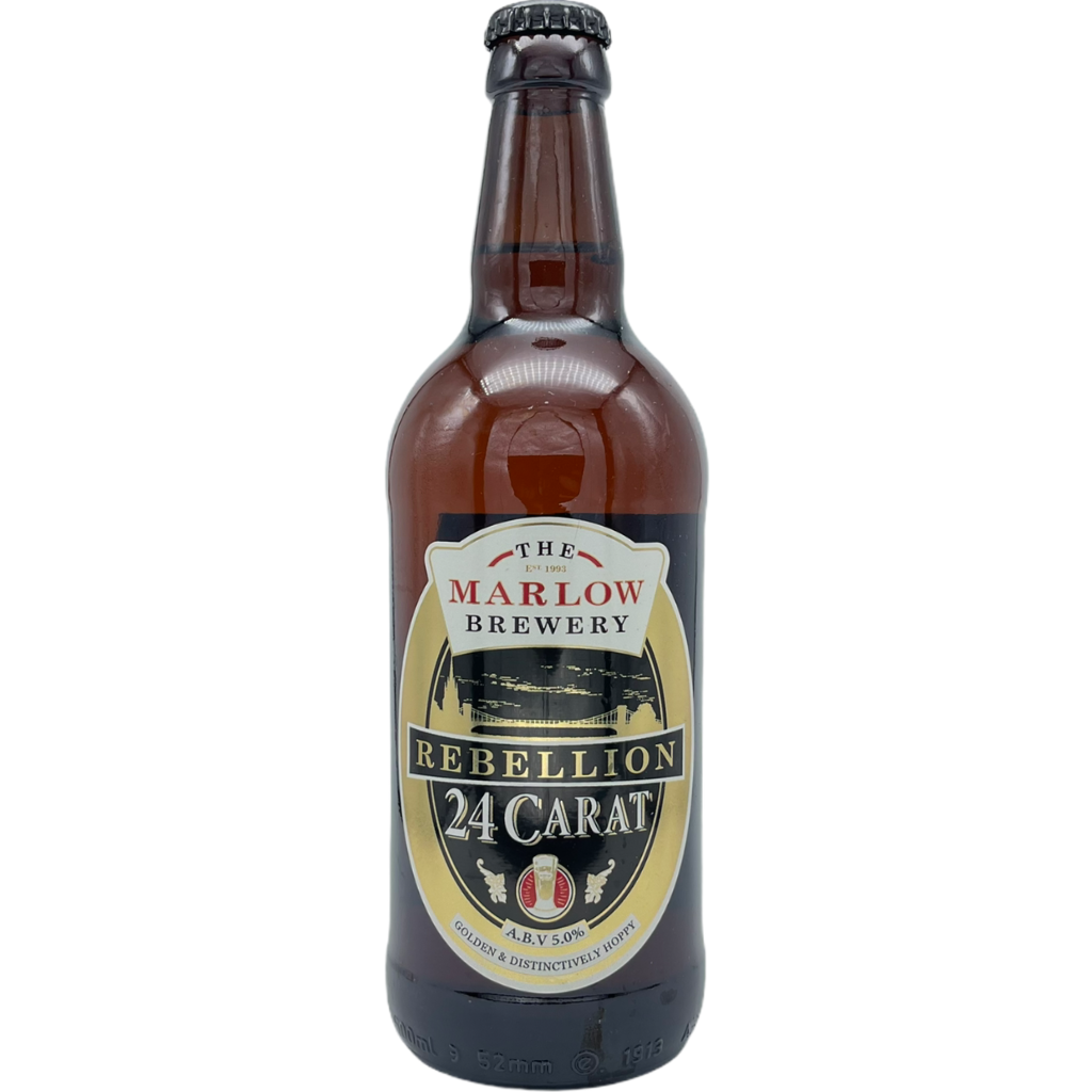 Rebellion 24 Carat by Rebellion Beer Co., beer label