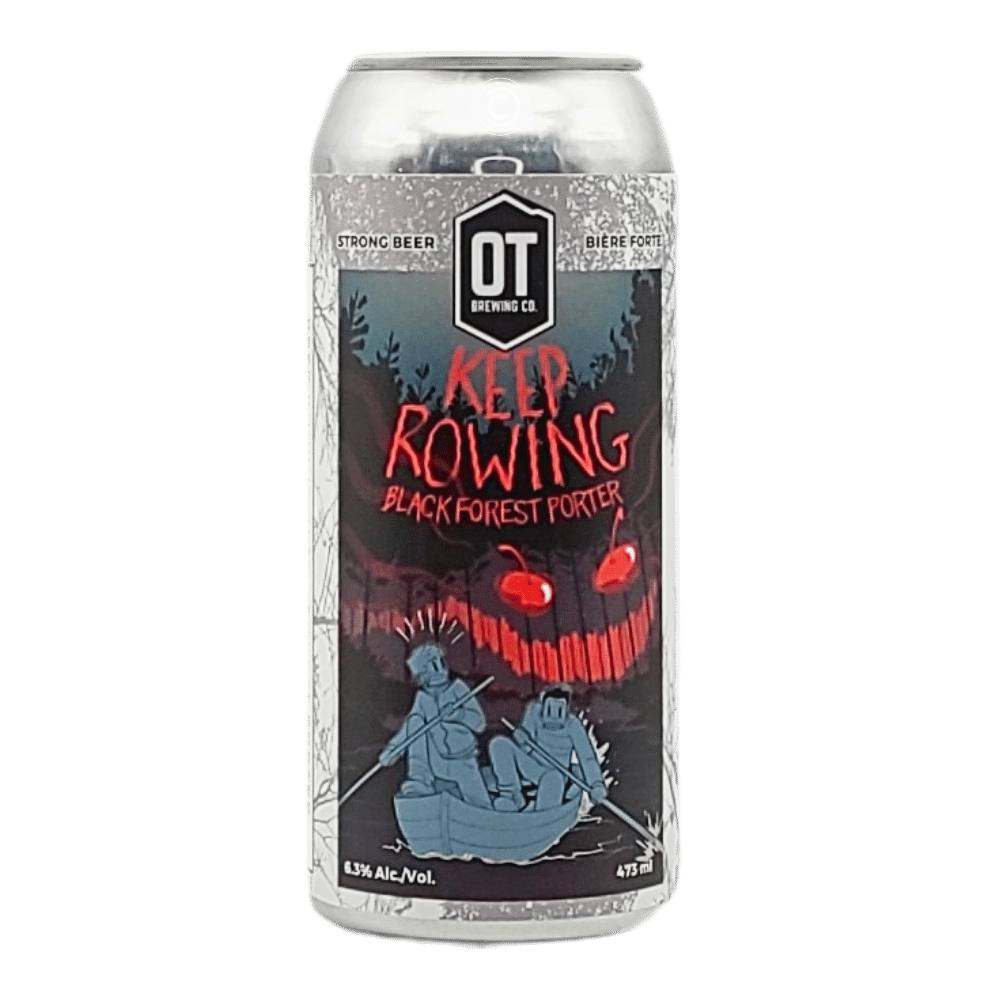 Keep Rowing Black Forest Porter by O.T Brewing Company, beer label