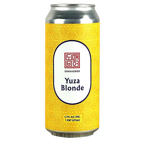 Dokkaebier Yuza Blonde Ale by Dokkaebier, beer label