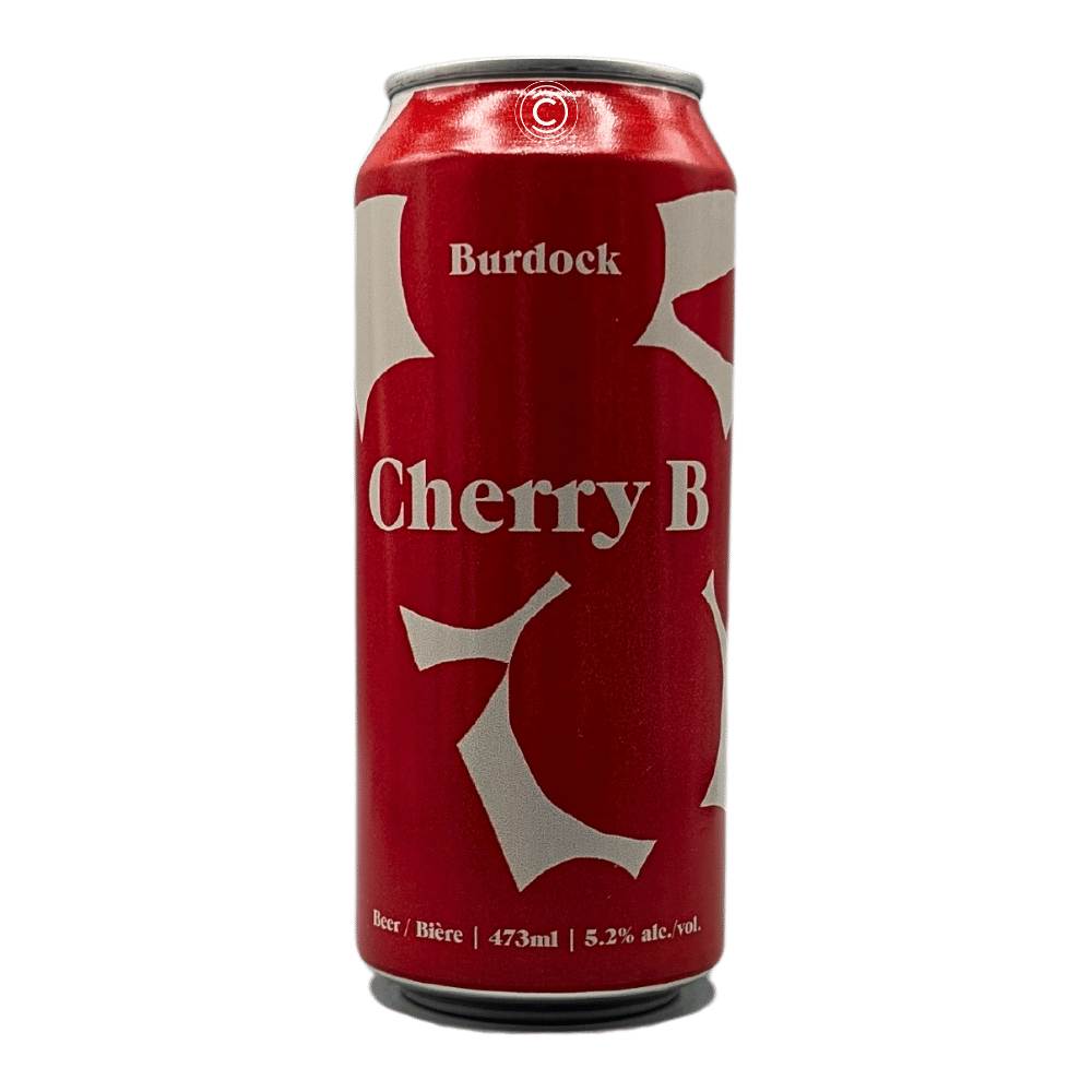 Brewery Cherry B Cherry Sour by Burdock, beer label