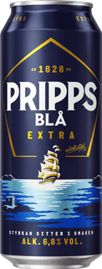 Pripps Blå Extra by Carlsberg Sverige AB, beer label