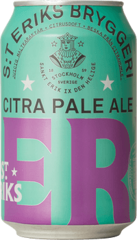 Citra Pale Ale by S:t Eriks Bryggeri, beer label