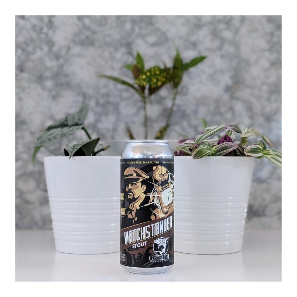 Watchstander Stout Gluten Free by Ghostfish Brewing Company, beer label