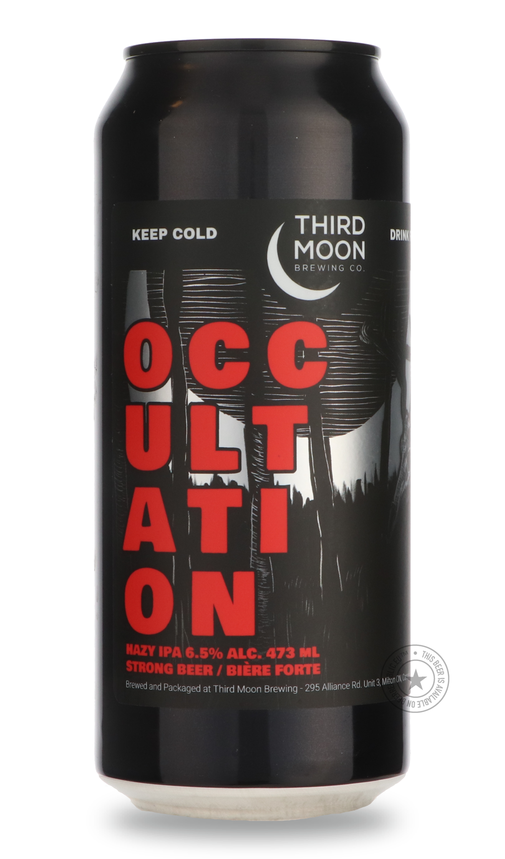 Occultation by Third Moon, beer label