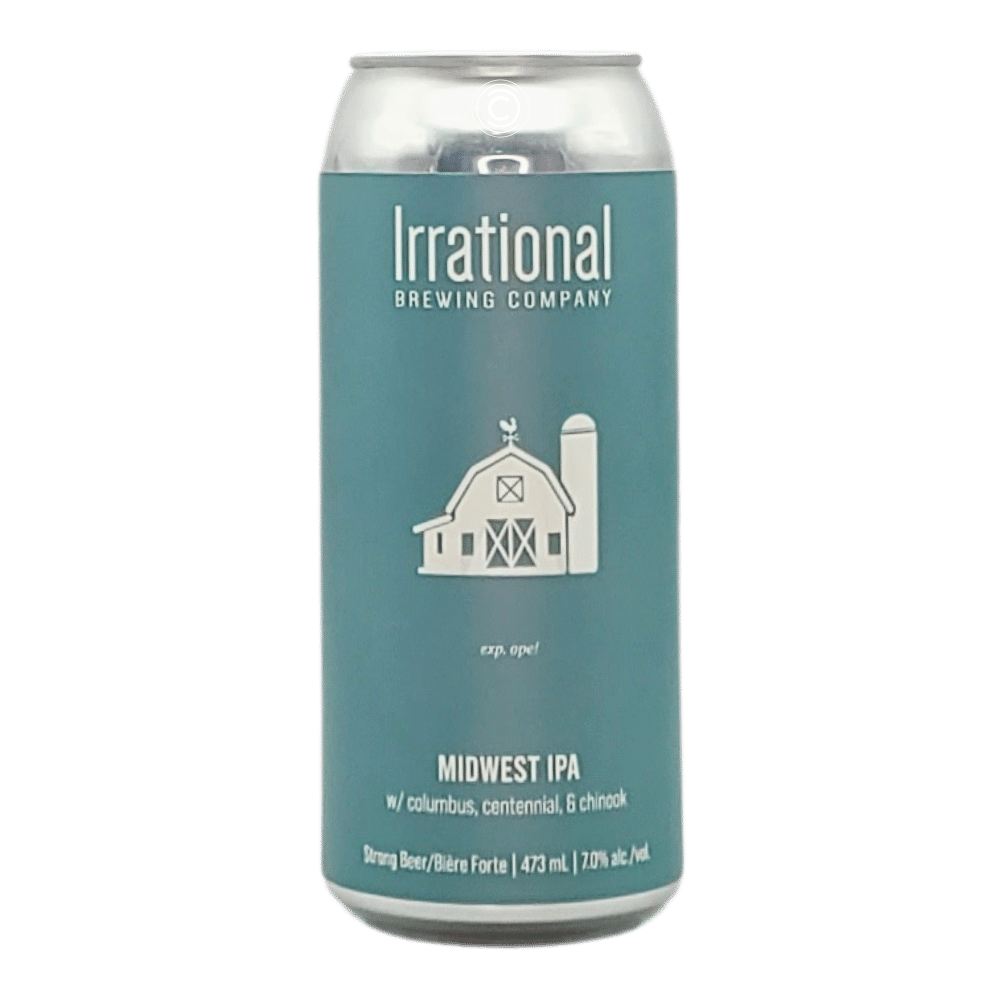 Exp. Ope! Midwest IPA by Irrational Brewing Company, beer label