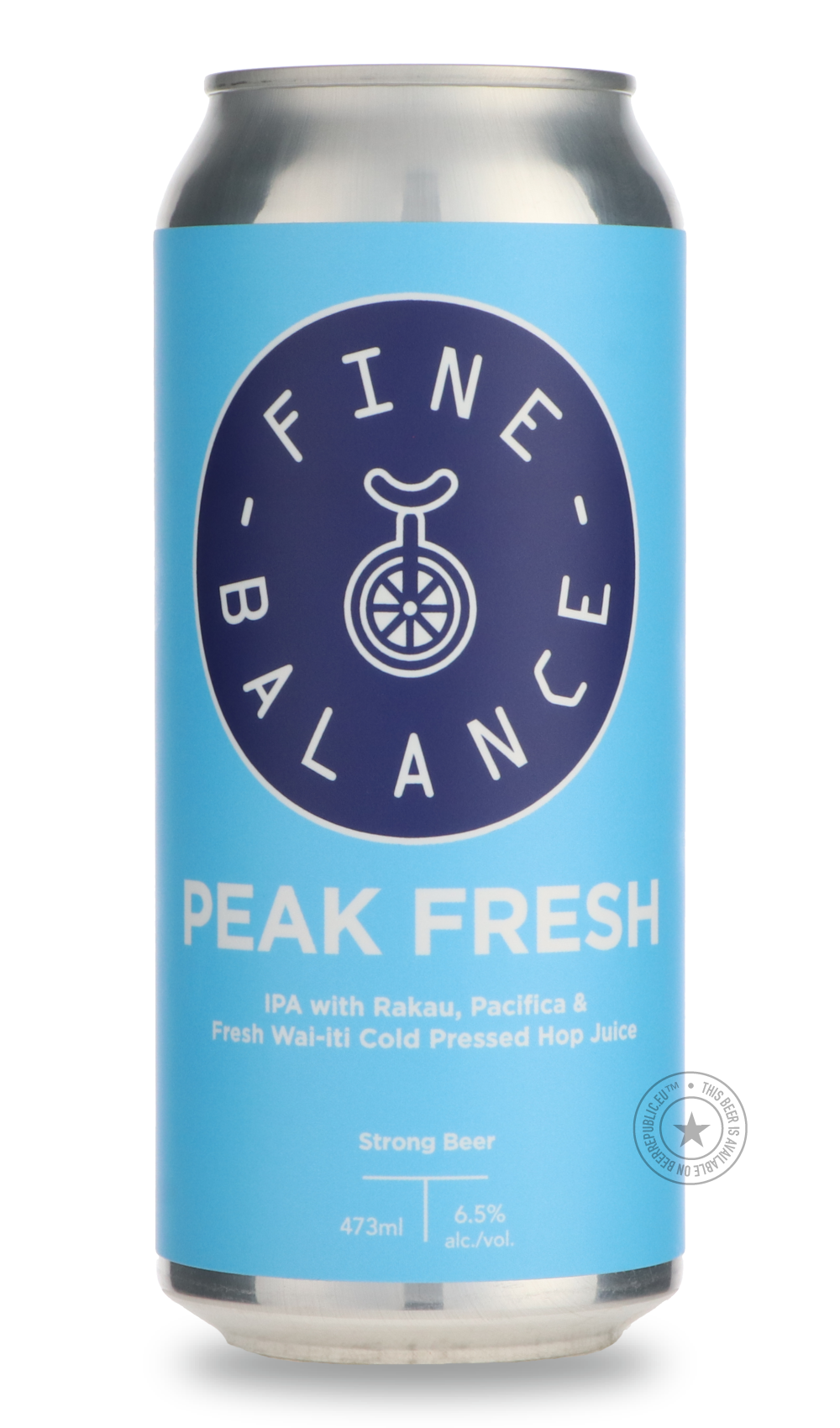 Peak Fresh by Fine Balance, beer label