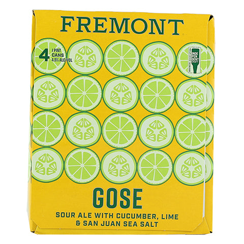 Fremont Gose Sour by Fremont Brewing Co, beer label