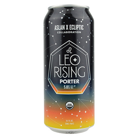 Aslan Leo Rising Porter by Aslan Brewing Company, beer label