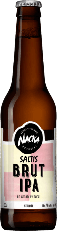 Saltis Brut by Nacka Bryggeri, beer label