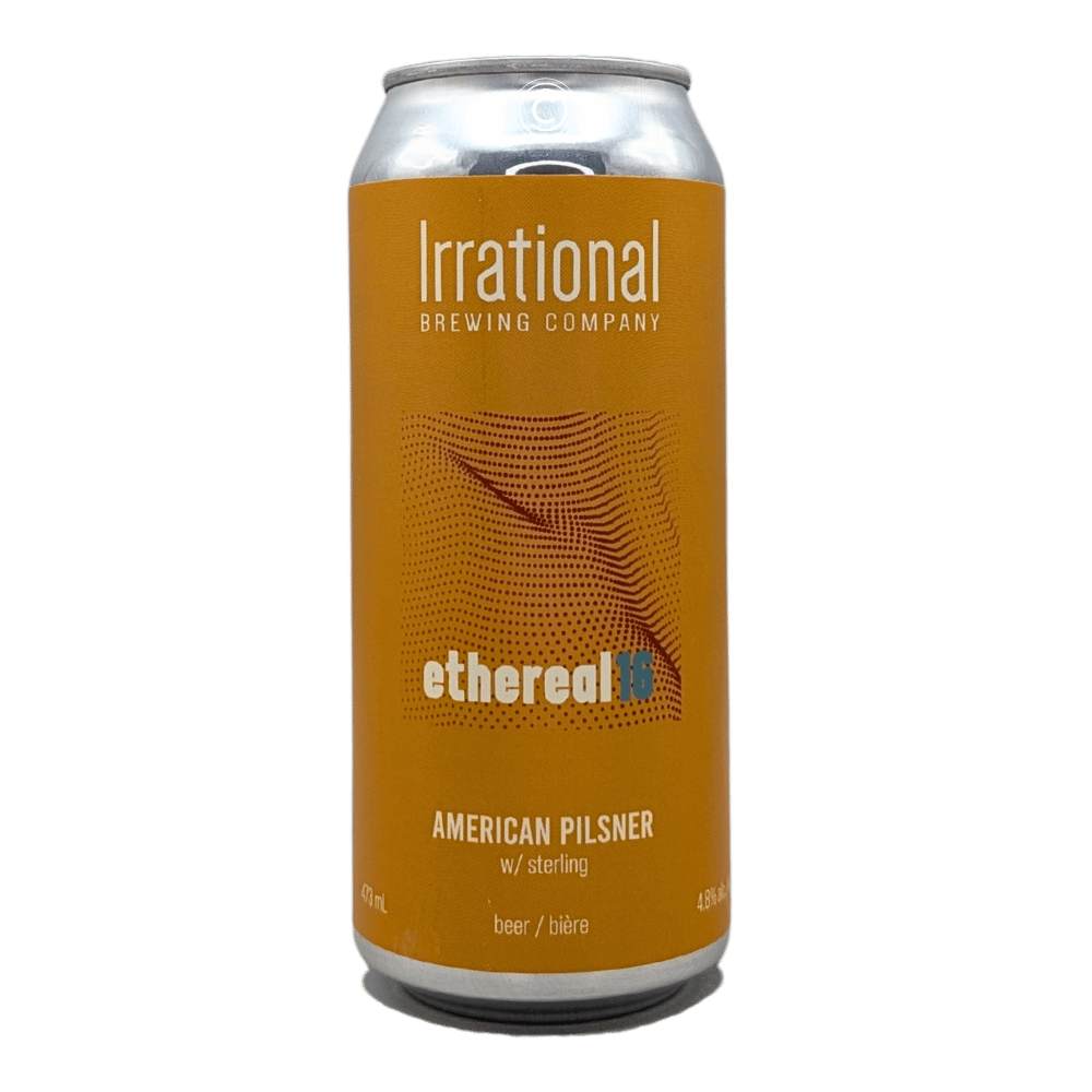 Exp. Ethereal 16: North American Pilsner by Irrational Brewing Company, beer label