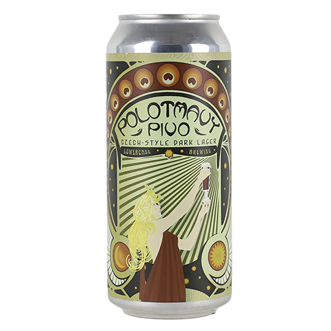 Lowercase Polotmavy Pivo Dark Lager by Lowercase Brewing, beer label