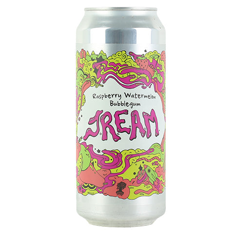 Burley Oak Raspberry Watermelon Bubblegum JREAM Sour Ale by Burley Oak Craft Brewery, beer label