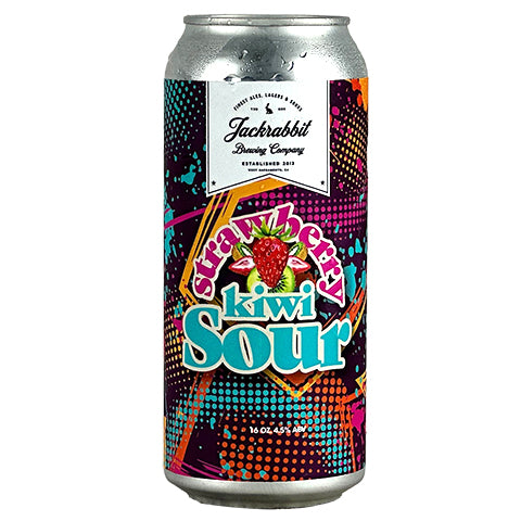 Jackrabbit Strawberry Kiwi Sour by Jackrabbit Brewing Co, beer label