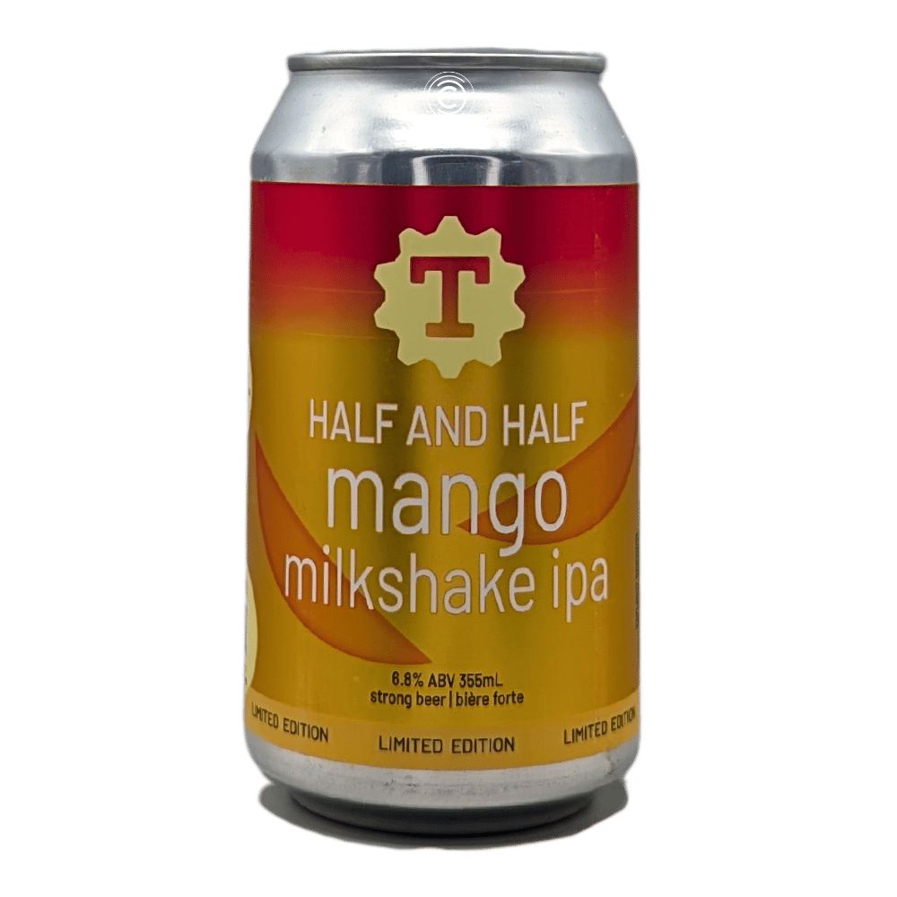 Half & Half: Mango Milkshake IPA by Taylight Brewing Inc., beer label