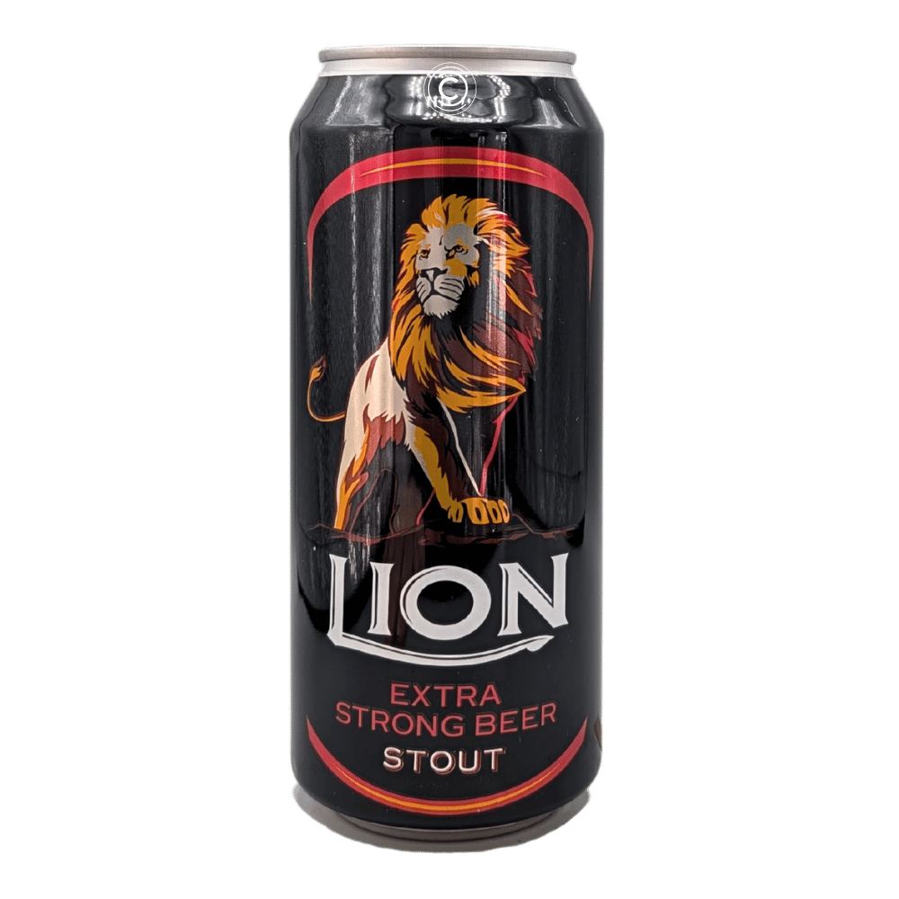 Lion Stout by Lion Brewery Ceylon, beer label