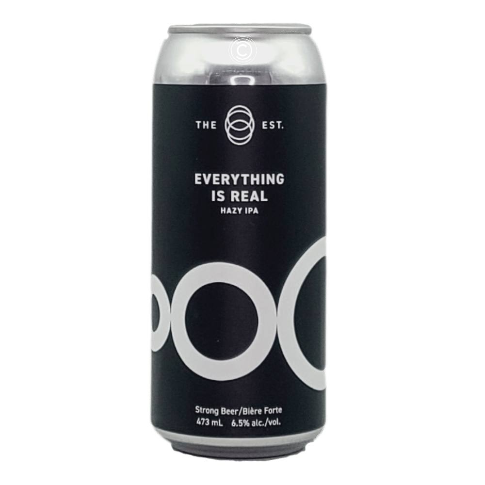 Everything is Real Hazy IPA by The Establishment Brewing Company, beer label