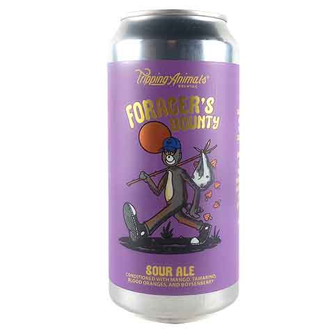 Tripping Animals Forager's Bounty Sour by Tripping Animals Brewing Co., beer label