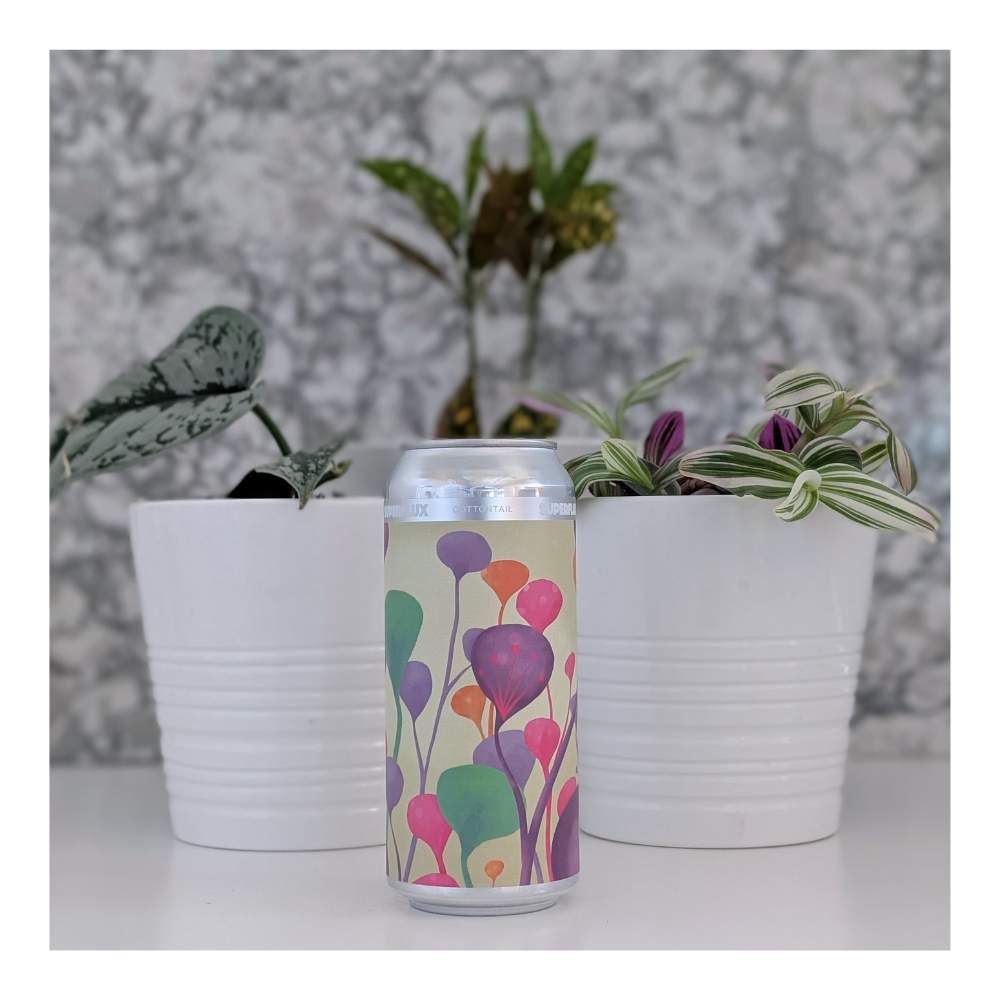 Cottontail Hazy IPA by Superflux Beer Company, beer label