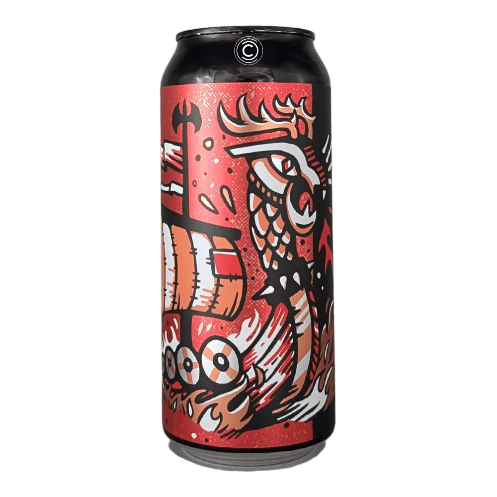 Berserker Red Autumn Red Ale by New Level Brewing, beer label