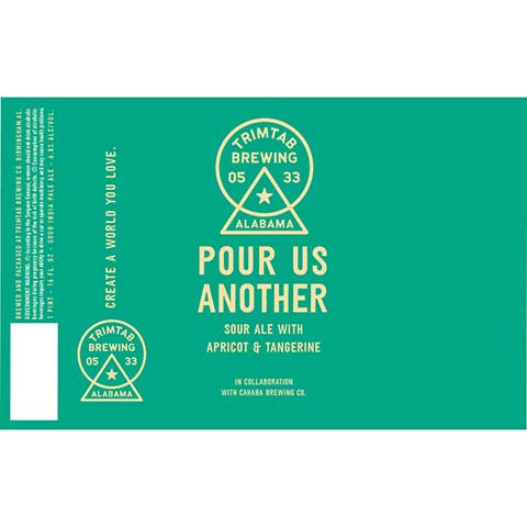 Trimtab Pour Us Another Sour Ale by Trim Tab Brewing, beer label