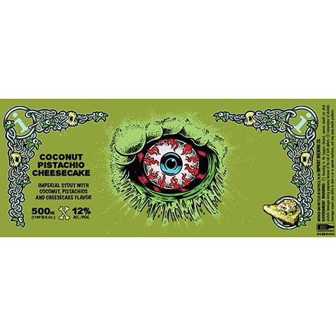 Imprint Beer Coconut Pistachio Cheesecake Imperial Stout by Imprint Beer Company, beer label